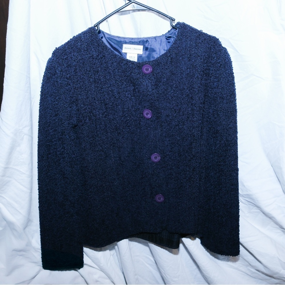 Jaclyn Smith Blazer Jacket - Button Up-size 14